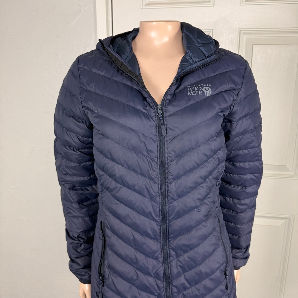 Mountain Hardwear Women's Jacket Glen Alpine Down 650 Fill Parka Long Hood C4-16 - Picture 2 of 7